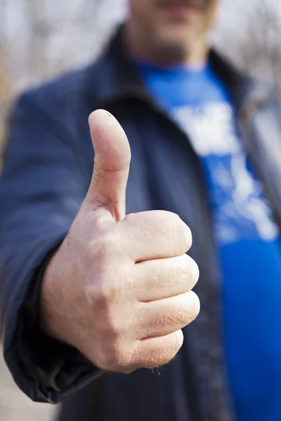 Gestures by hands — Stock Photo, Image