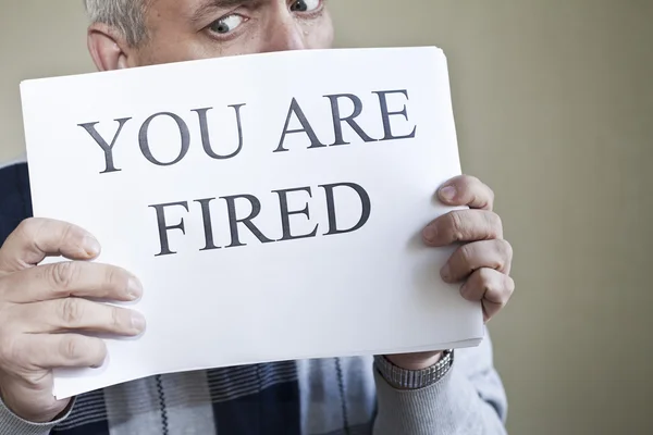 You are fired — Stock Photo, Image