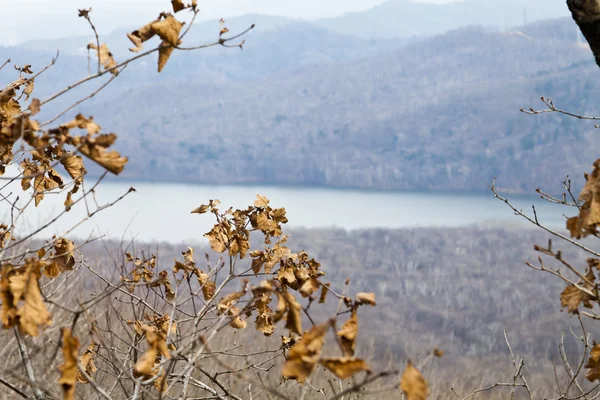 O lago nas montanhas — Fotografia de Stock