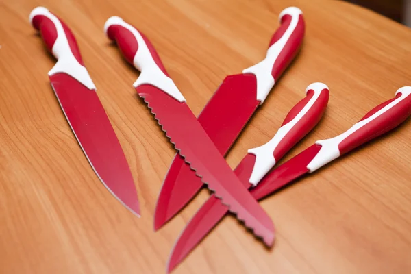 Knives on a table — Stock Photo, Image