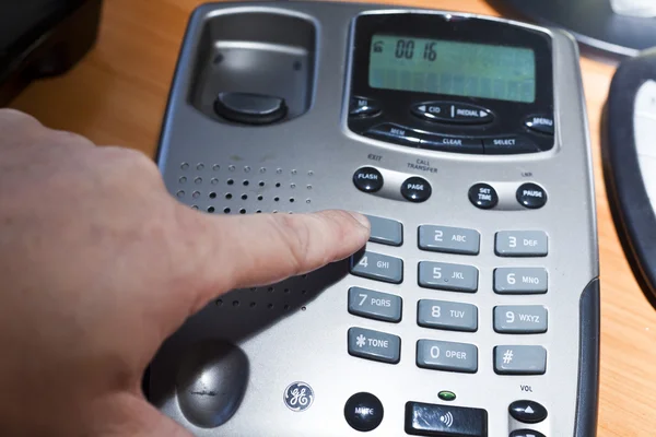 Telefon v kanceláři — Stock fotografie