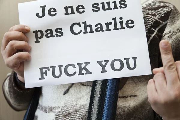 Je ne suis pas Charlie — Stock Photo, Image