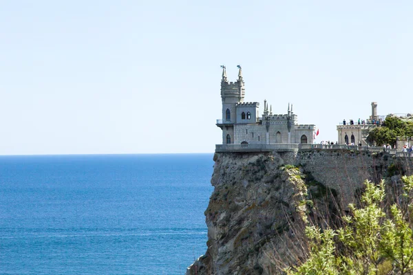 Замок біля моря — стокове фото