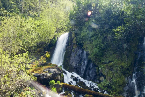 Faller i bergen — Stockfoto