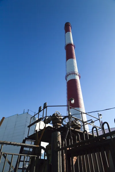 Chimney power plant — Stock Photo, Image