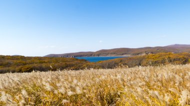 Sonbaharda deniz manzarası