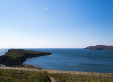 Sonbaharda deniz manzarası