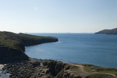 Sonbaharda deniz manzarası