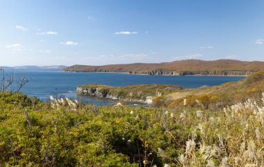 Sonbaharda deniz manzarası