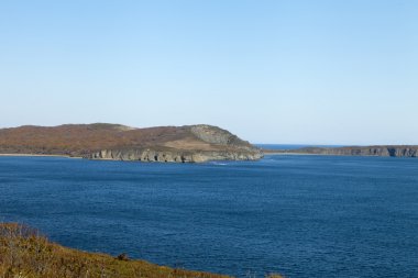 Sonbaharda deniz manzarası