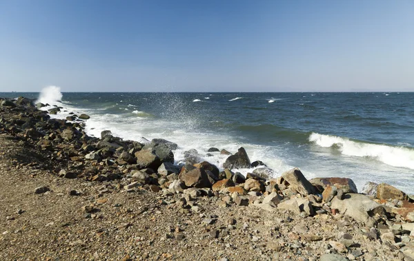 Tidal bore view — Stock Photo, Image