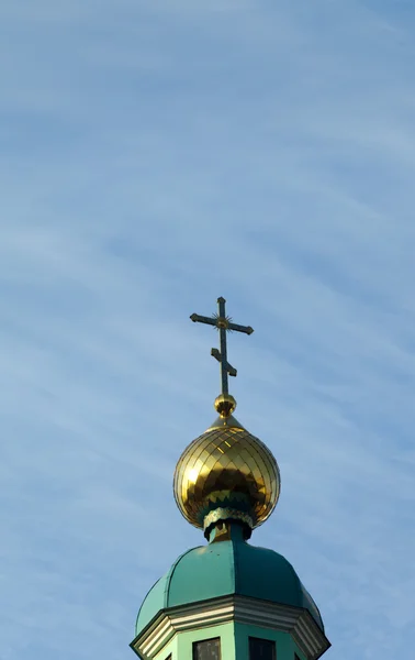 Cupola di chiesa ortodossa — Foto Stock