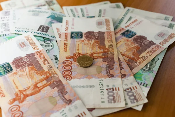 Pacchetto di rubli — Foto Stock