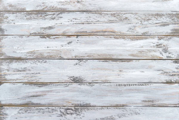 Empty white wooden plank background texture. Top view wooden plank panel