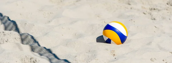 Voleibol Playa Playa Arena Concepto Deporte Equipo — Foto de Stock
