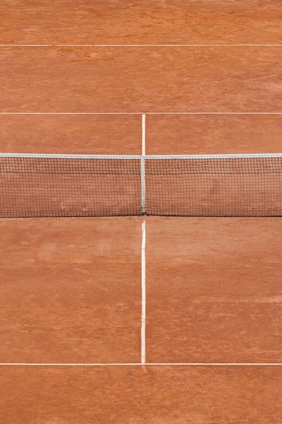 Δειο Γήπεδο Τένις Και Δίχτυ Επαγγελματική Αθλητική Ιδέα Κάθετη Αθλητική — Φωτογραφία Αρχείου