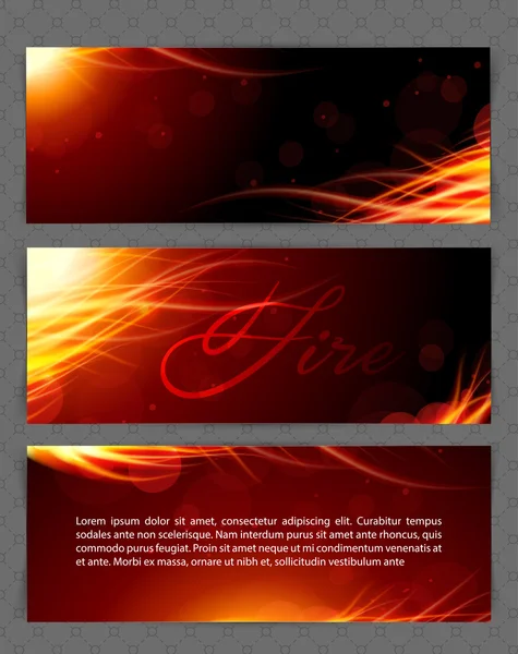 Fire glow background — Stock Vector