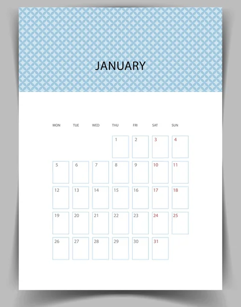 Calendar for 2015 — Stock Vector