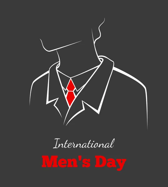 International man's day — Stock Vector