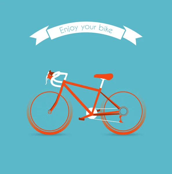 Engoy tu imagen de bicicleta — Vector de stock