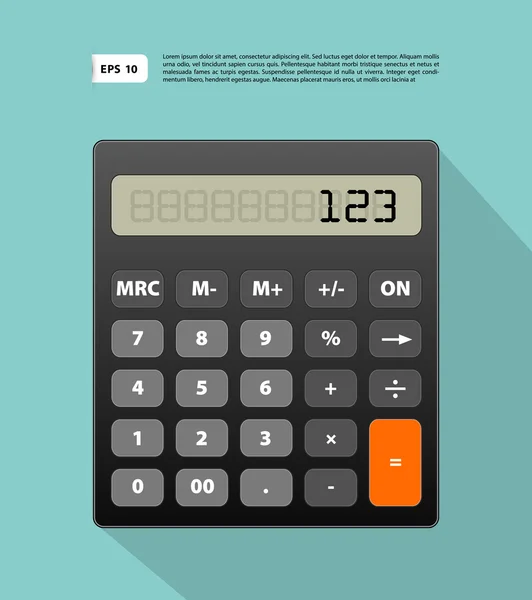 Calculator image — Stock Vector