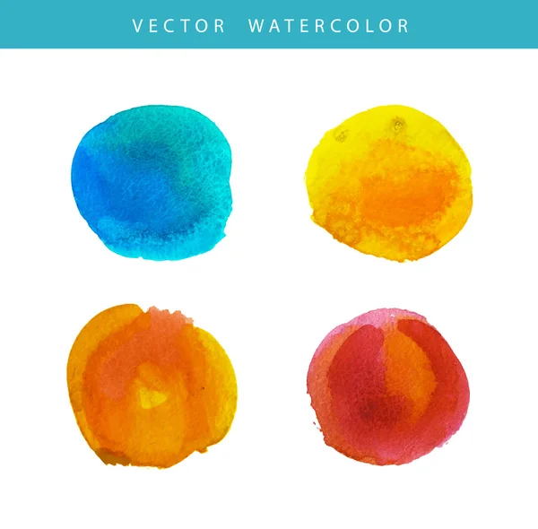 Handgeschilderde aquarel textuur — Stockvector