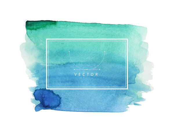 Textura acuarela pintada a mano — Vector de stock