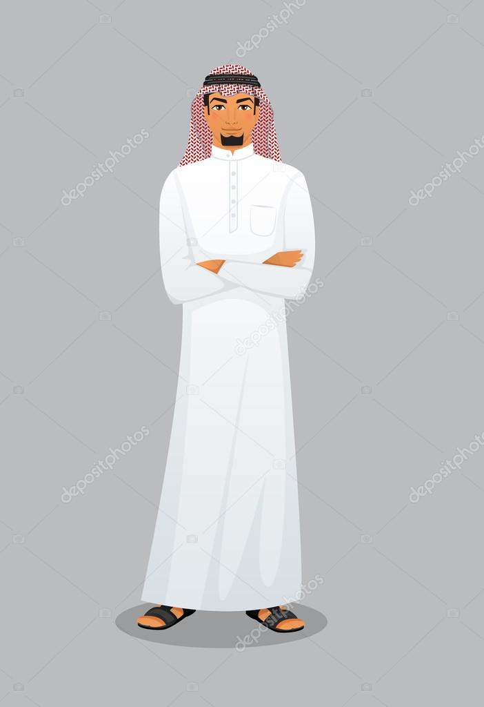 Arabic man character image