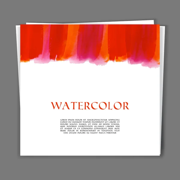 stock vector Hand painted watercolor texture