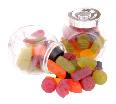 Kavanoz şarap sakız tatlılar