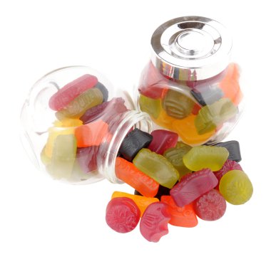 Kavanoz şarap sakız tatlılar