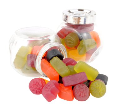 Kavanoz şarap sakız tatlılar