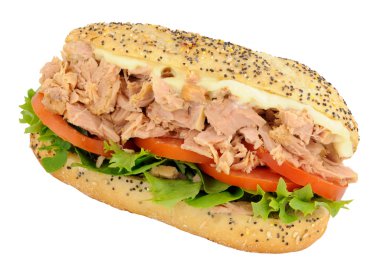 Ton balıklı sandviç bir numaralı seribaşı ekmek rulo