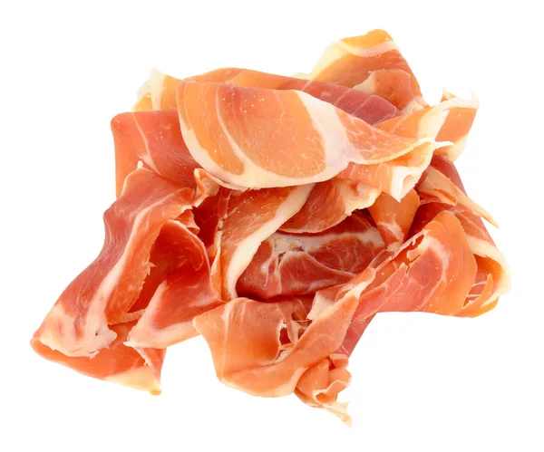 Thinly Sliced Serrano Ham — Stock Photo, Image