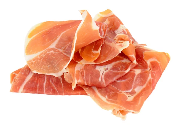 Thinly Sliced Serrano Ham — Stock Photo, Image