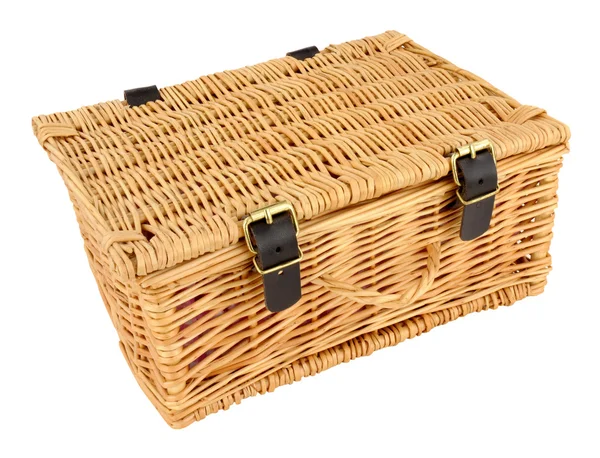 Woven Wicker Basket — Stock Photo, Image