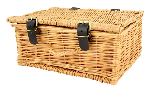 Woven Wicker Basket — Stock Photo, Image