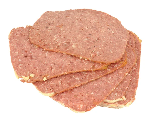 Corned Beef Scheiben — Stockfoto