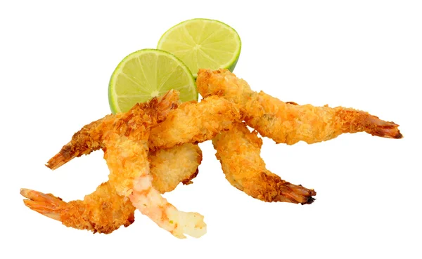 Coconut And Batter Coated Prawns — Stock Photo, Image