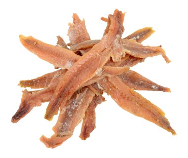 Beyaz izole hamsi filetosu