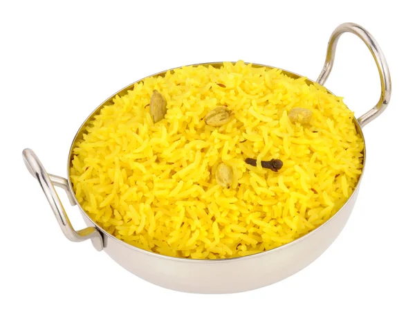 Ciotola di riso Pilau giallo — Foto Stock