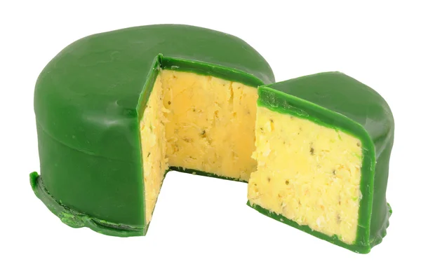 Zielony Wax pokryte serem — Zdjęcie stockowe