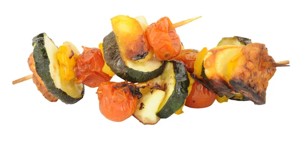 Keju Halloumi dan Kebab Sayuran — Stok Foto