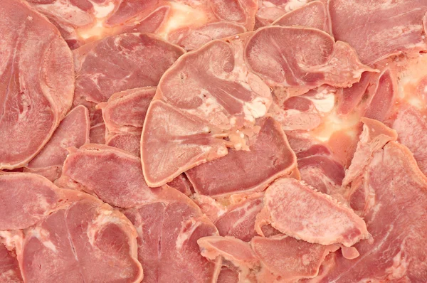 Lengua de cerdo Almuerzo Carne Fondo —  Fotos de Stock