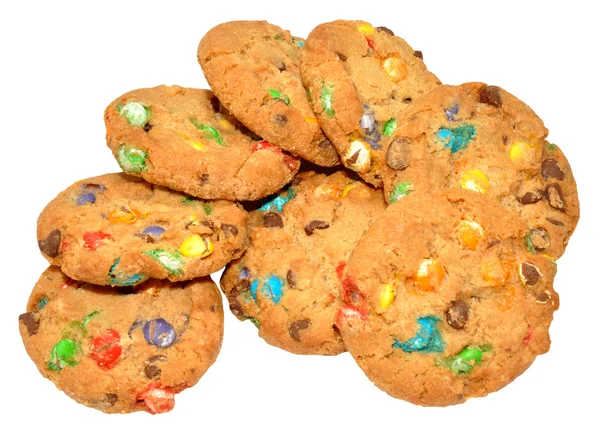 Süßigkeiten bedeckte Kekse — Stockfoto
