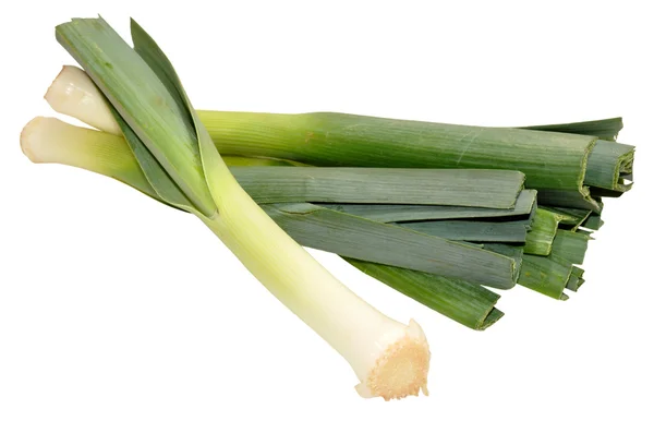 Taze kesilmiş bebek pırasa