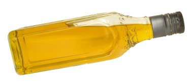 Bir şişe zeytinyağı.