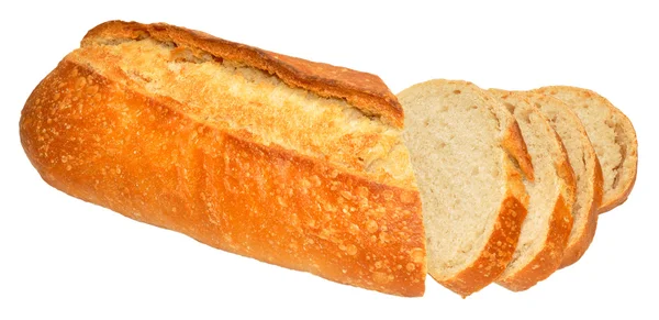 Sourdough Bloomer Pão Loaf — Fotografia de Stock