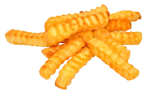 Crinkle Cut Chips — Stock Photo, Image