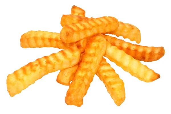 Crinkle Cut Chips — Stock Photo, Image